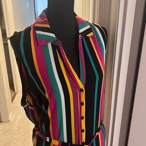 Torrid Multi-color Stripped Dress